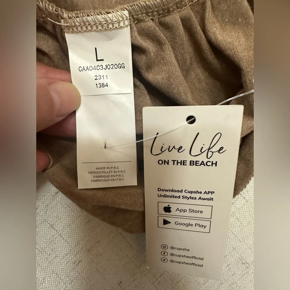 Cupshe Brown Long Sleeve Top - Picture 6 of 11